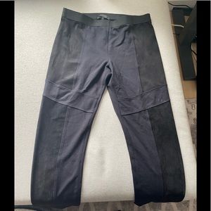 BCBG MAXAZRIA Suede Leggings